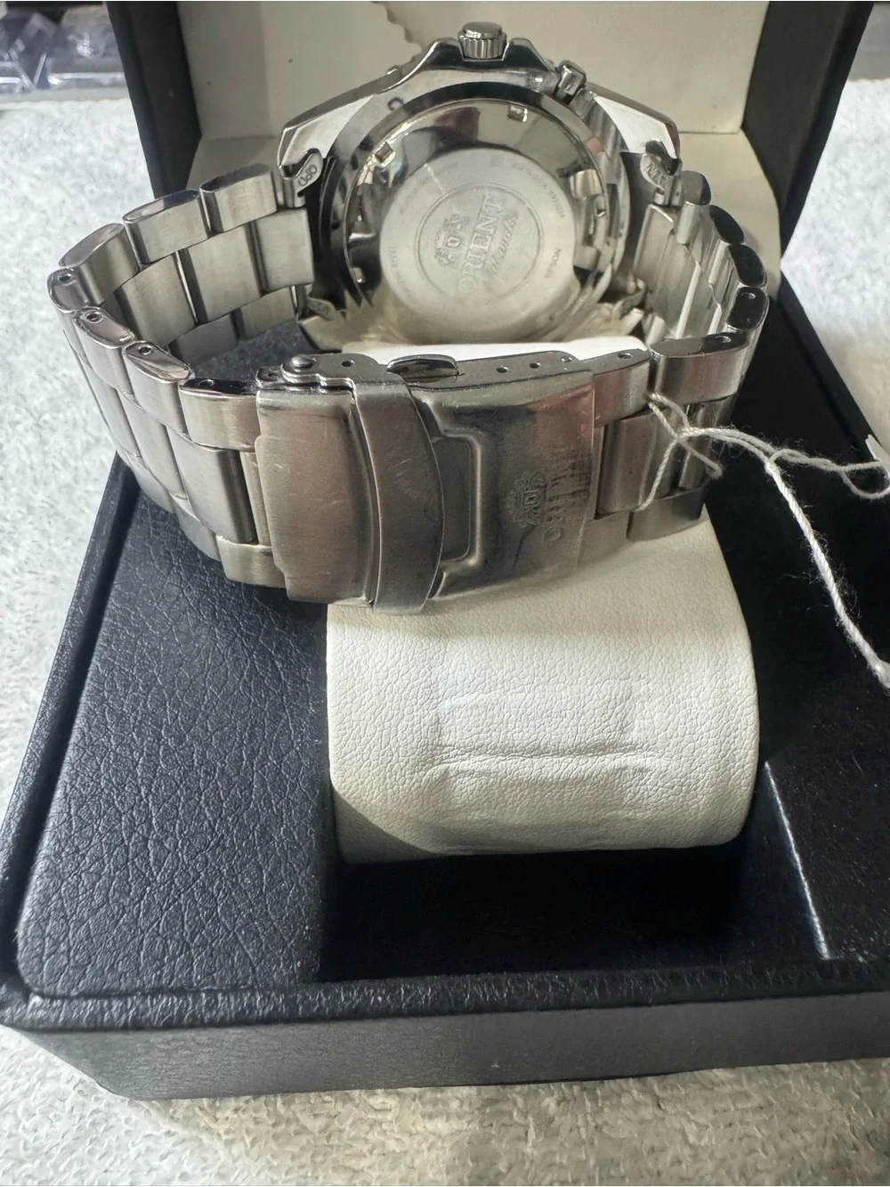 #201 Orient Men's Automatic Dive Watch - Black Dial, Stainless Steel
